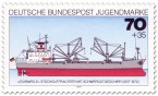 Briefmarke: Stückgutfrachter Sturmfels Schwergewichtsgeschirr