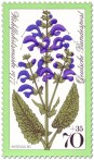 Briefmarke: Wiesensalbei