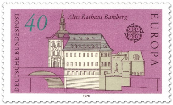 Briefmarke: Altes Rathaus Bamberg