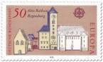 Briefmarke: Altes Rathaus Regensburg