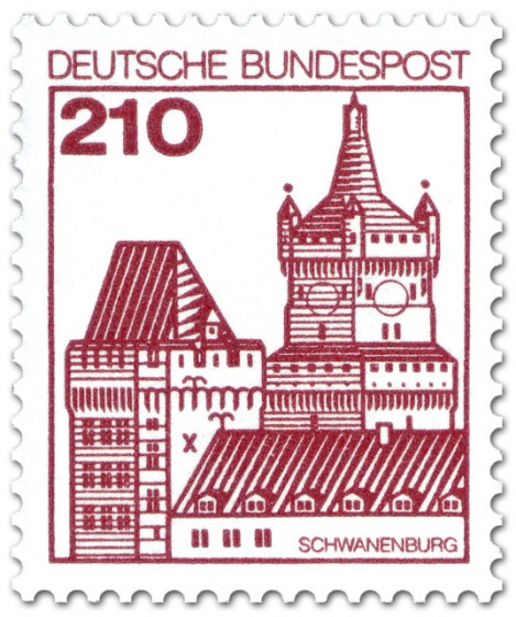 Briefmarke: Burg Schwanenburg