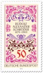 Briefmarke: Jugendstil Rudolf Alexander Schröder