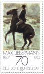 Briefmarke: Reiter am Strand von Max Liebermann