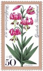 Briefmarke: Türkenbund (Waldblume)