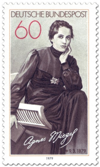 Briefmarke: Agnes Miegel (Schriftstellerin, Dichterin)