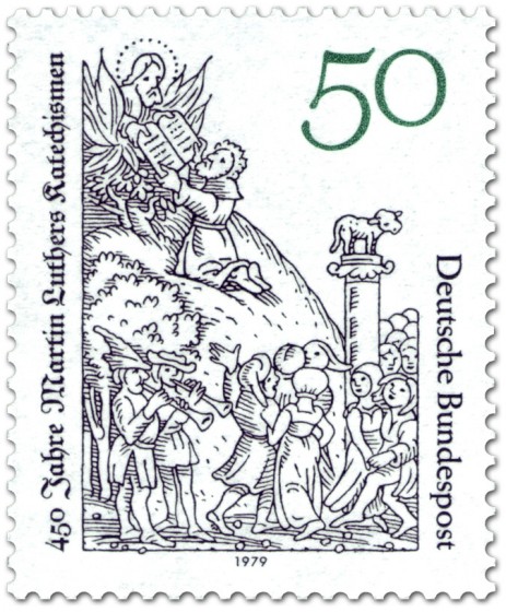 Briefmarke: Buchillustration von Lucas Cranach