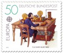 Briefmarke: Telegrafenbüro um 1863