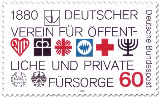 Briefmarke: 100 Jahre öffentliche und private Fürsorge