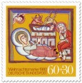 Briefmarke: Bethlehem Stall, Geburt Christi (Weihnachtsmarke 1980)