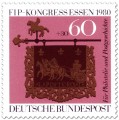 Briefmarke: Briefmarken-Kongress für Philatelie und Postgeschichte