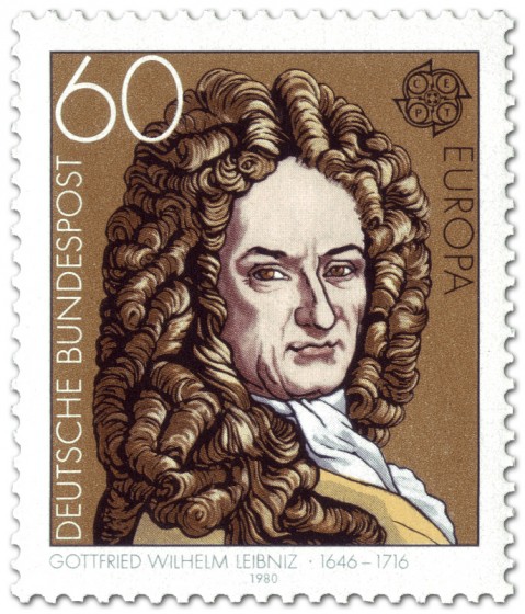 Briefmarke: Gottfried Wilhelm Leibniz (Philosoph)