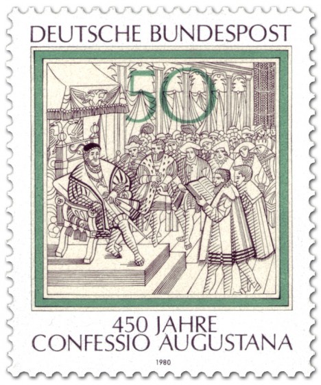 Briefmarke: 450 Jahre Confessio Augustana