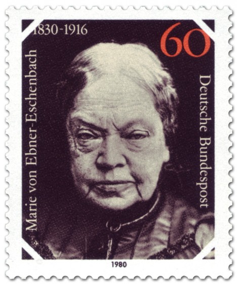 Briefmarke: Marie von Ebner-Eschenbach