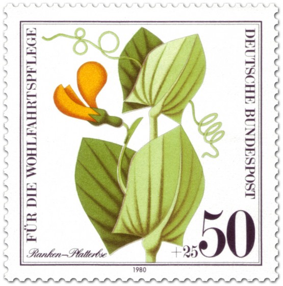 Briefmarke: Ranken-Platterbse (Wildkraut)