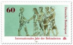 Briefmarke: Behinderter, Menschen (Internationales Jahr der Behinderten)
