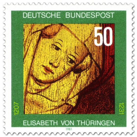 Briefmarke: Elisabeth von Thüringen