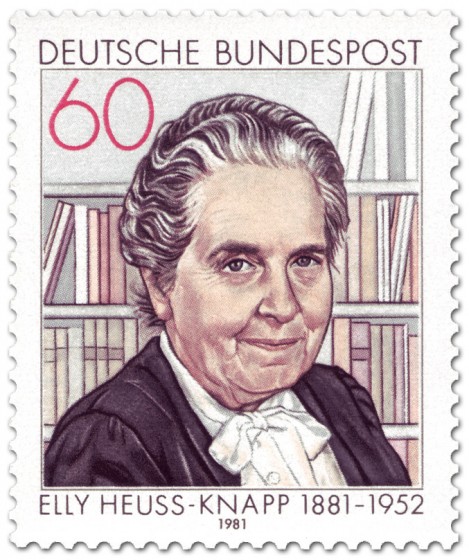Briefmarke: Elly Heuss-Knapp (Sozialreformerin)