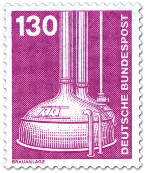 Briefmarke: Brauanlage