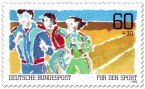 Briefmarke: Dauerlauf - Für den Sport
