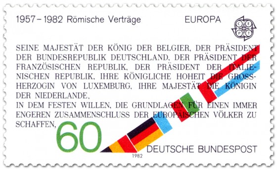 Briefmarke: 25 Jahre Römische Verträge