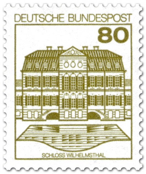 Briefmarke: Schloss Wilhelmsthal