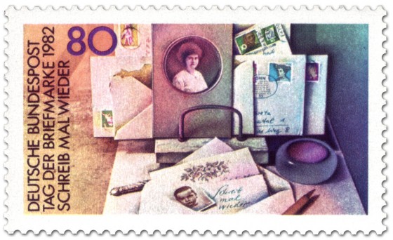 Briefmarke: Schreib mal wieder (Tag der Briefmarke)