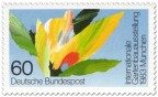 Briefmarke: Bunte Blumen - Gartenbau-Ausstellung München