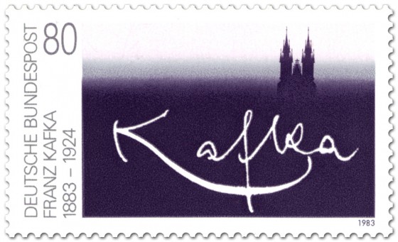 Briefmarke: Franz Kafka 1 (Schriftsteller)