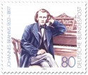Briefmarke: Johannes Brahms (Komponist)