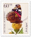 Briefmarke: Admiral Schmetterling