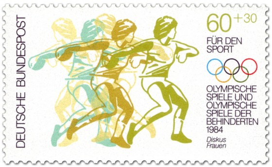 Briefmarke: Diskuswerfen