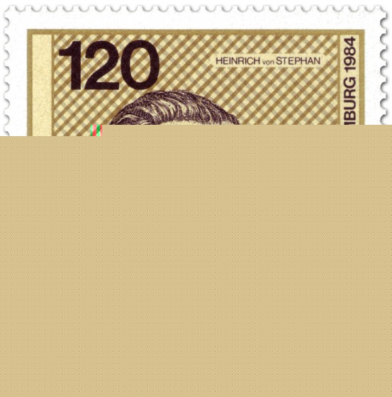 Briefmarke: Heinrich von Stephan (Weltpostverein)