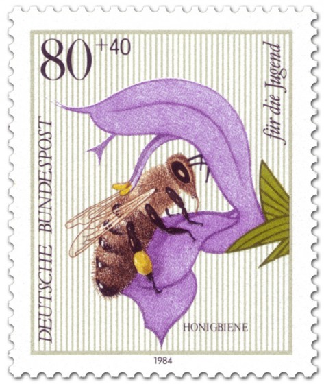 Briefmarke: Honigbiene