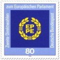 Briefmarke: Logo des Europäischen Parlaments