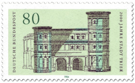 Briefmarke: Porta Nigra in Trier
