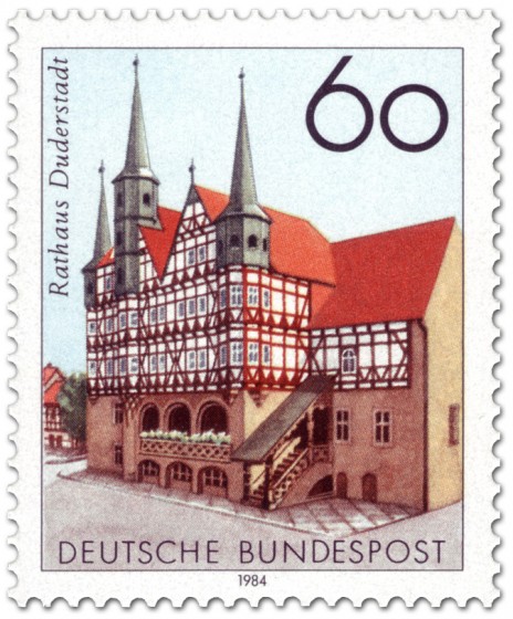Briefmarke: 750 Jahre Rathaus Duderstadt