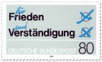 Briefmarke: Stimmzettel: für Frieden und Verständigung