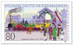 Briefmarke: Adler Eisenbahn Johannes Scharrer