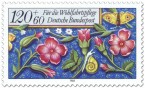 Briefmarke: Blumen Briefmarke