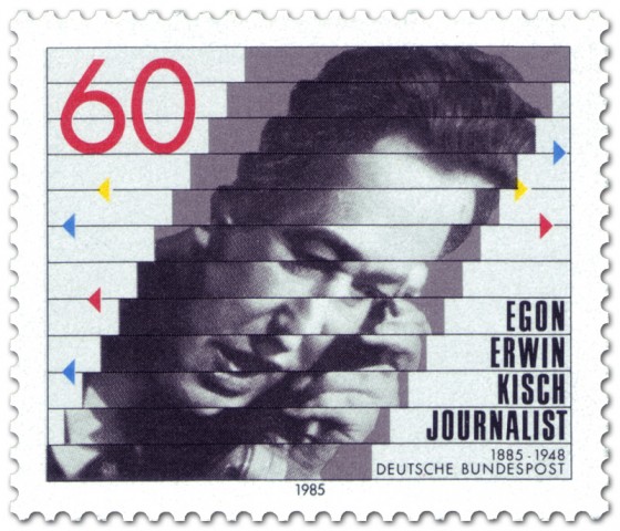 Briefmarke: Egon Erwin Kisch (Journalist)