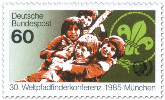 Briefmarke: Kinder - Weltpfadfinderkonferenz