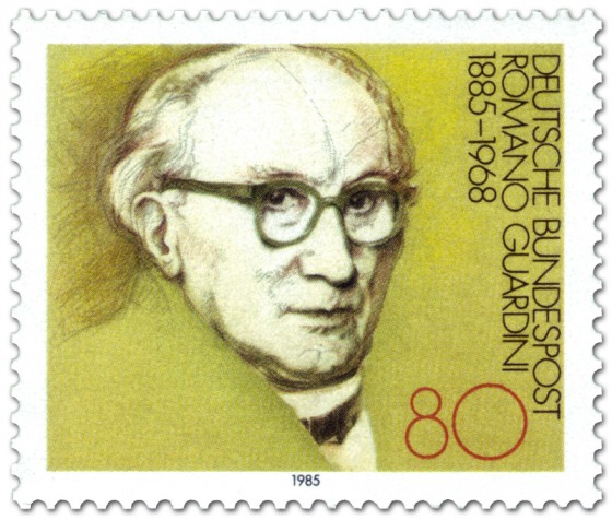 Briefmarke: Romano Guardini (Theologe)