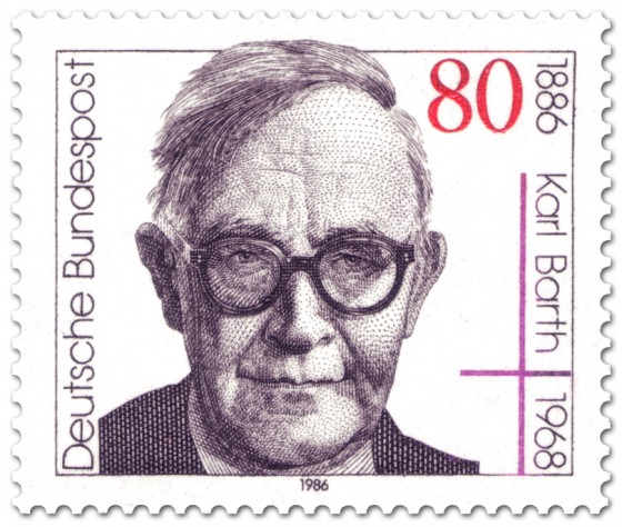 Briefmarke: Karl Barth (Theologe)