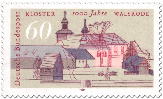 Briefmarke: 1000 Jahre Kloster Walsrode