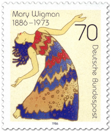 Briefmarke: Mary Wigman (Tänzerin)