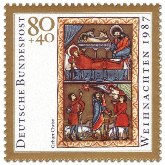 Briefmarke: Geburt Christi (Weihnachtsmarke 1987)