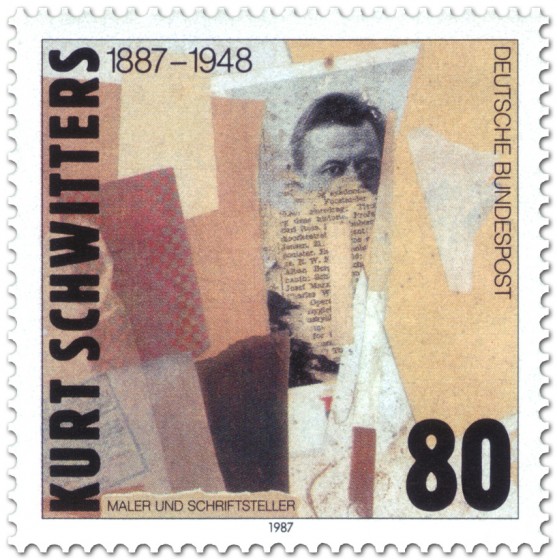 Briefmarke: Kurt Schwitters (Künstler)
