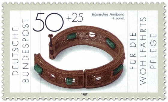 Briefmarke: Römisches Armband (4. Jahrhundert)