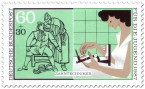 Briefmarke: Zahntechnik - Schönes Gebiss