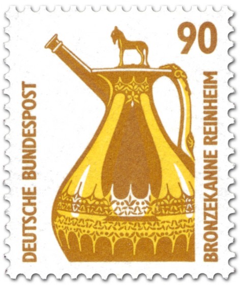 Briefmarke: Bronzekanne Reinheim